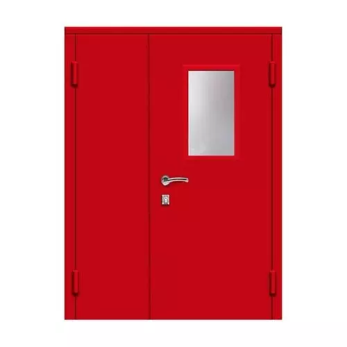 Противопожарные двери полуторные 1550x2050x60 мм DPG60 ТУ 5262-004-18897806-2016